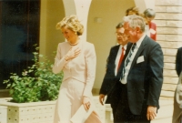 Princess Diana visited the Al Ain Women's College on March 15, 1989, during a royal visit to the garden city